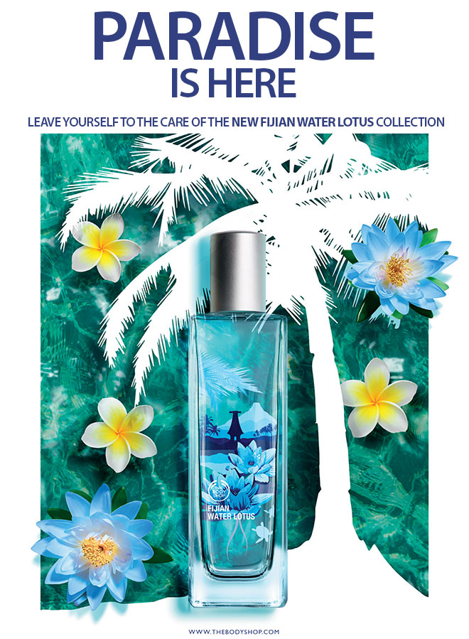 The Body Shop - Fijian Water Lotus collection - Makigiaz Com