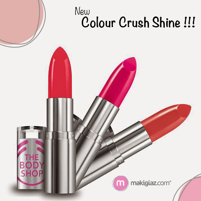 The Body Shop - New Colour Crush Shine Lipstick - Makigiaz Com