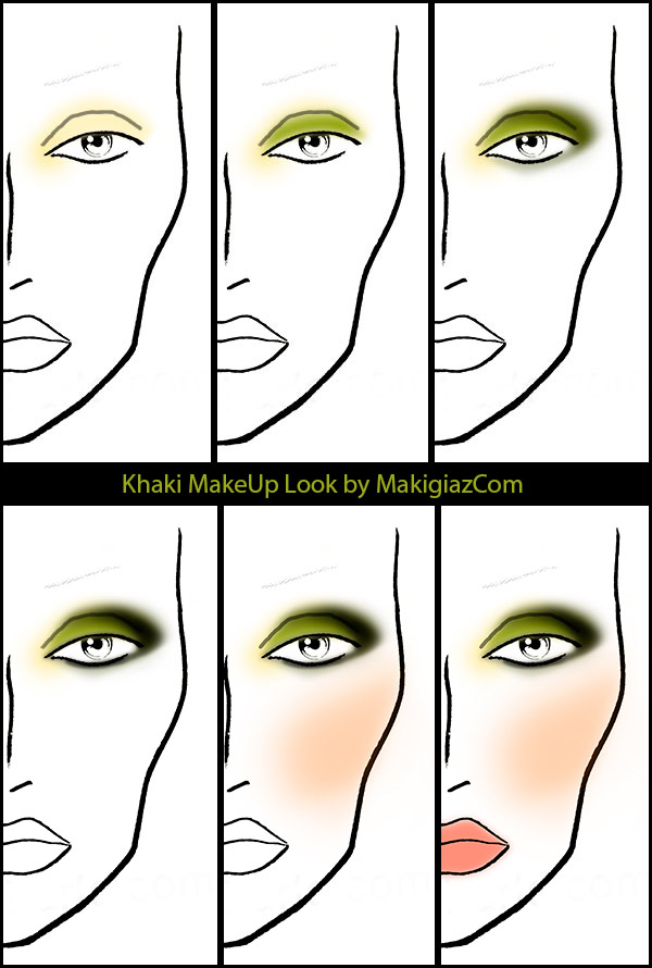 MakeUp Look - Khaki by MakigiazCom